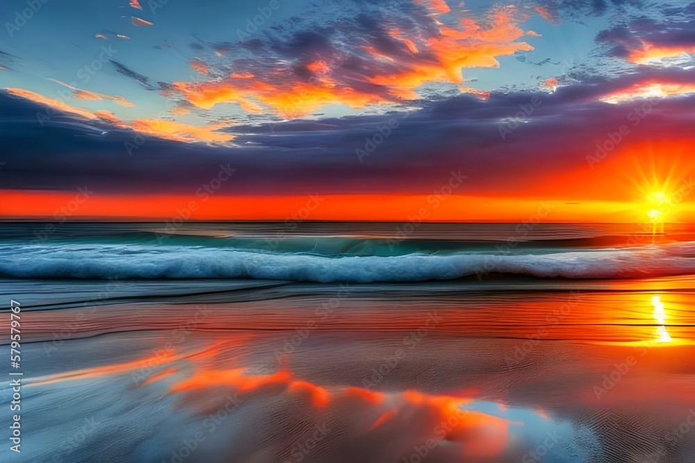 sunrise on the shore sunrise on the shore