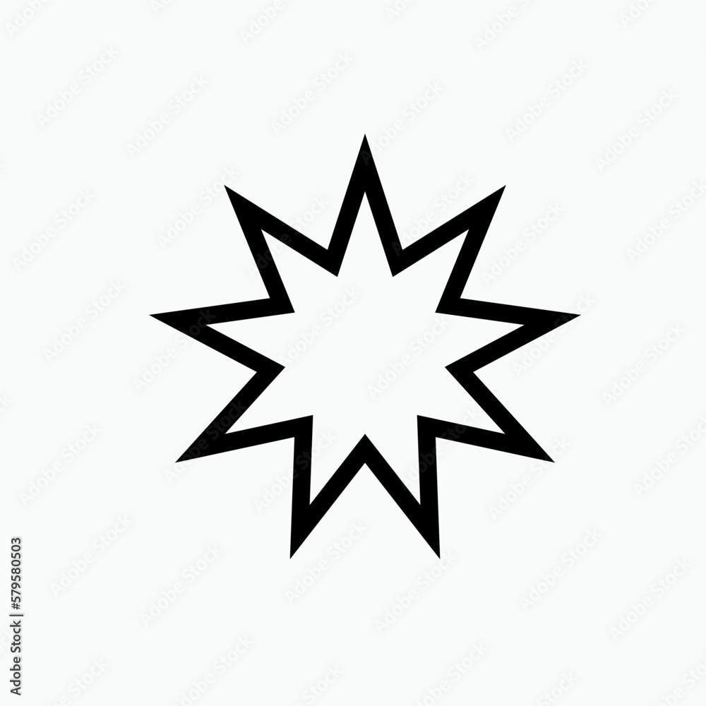 Star Icon. Explode Symbol - Vector, Sign for Design, Presentation, Website or Apps Elements. Star Icon. Explode Symbol - Vector, Sign for Design, Presentation, Website or Apps Elements.