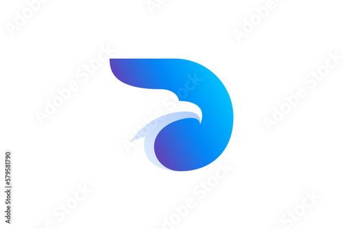 Eagle Letter D Logo