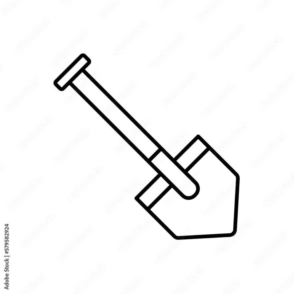 Shovel icon vector design templates Shovel icon vector design templates