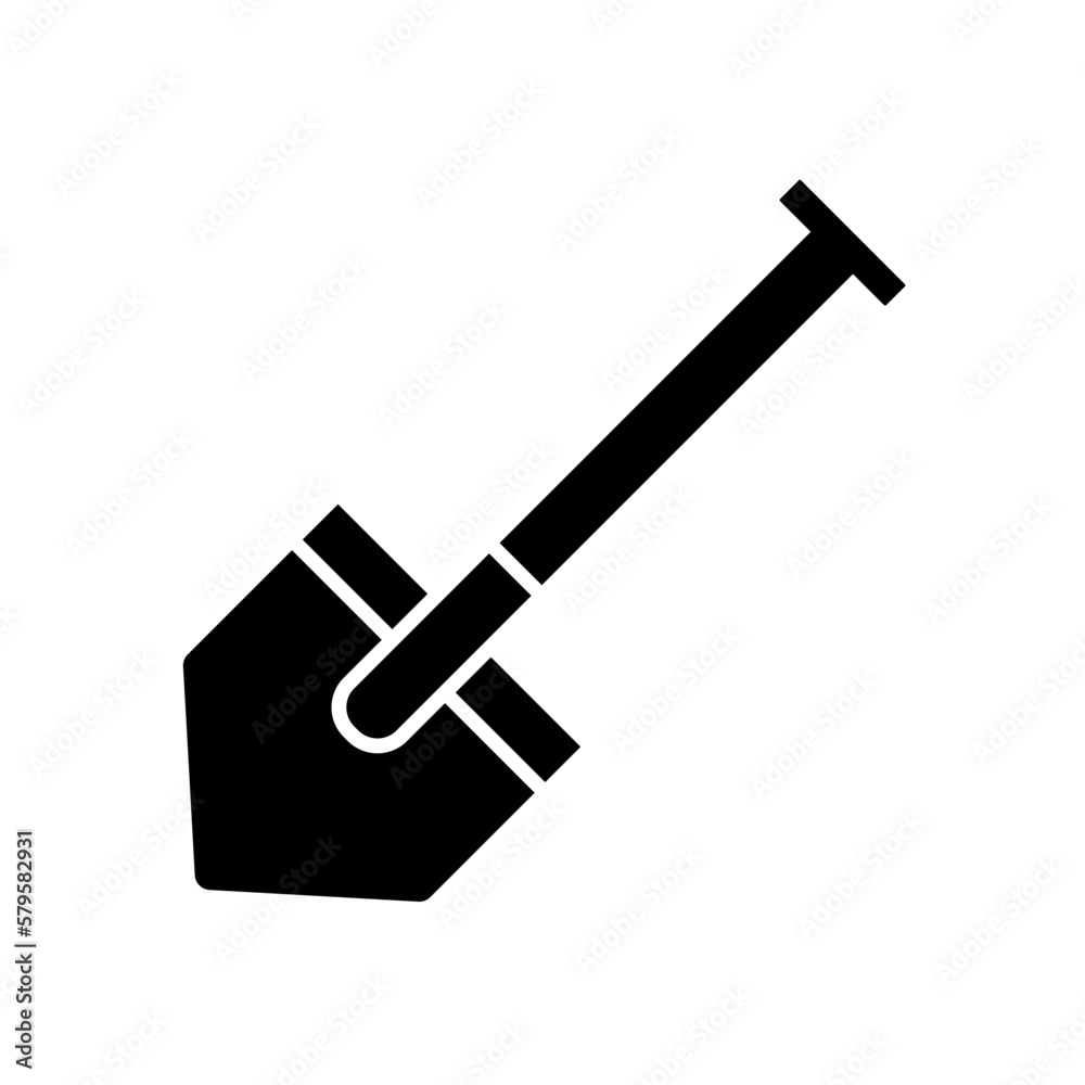 Shovel icon vector design templates Shovel icon vector design templates