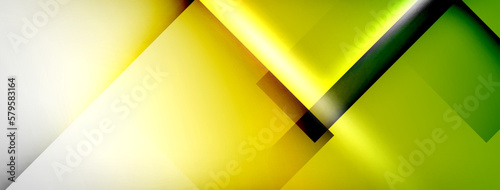 Light and shadow squares and lines abstract background