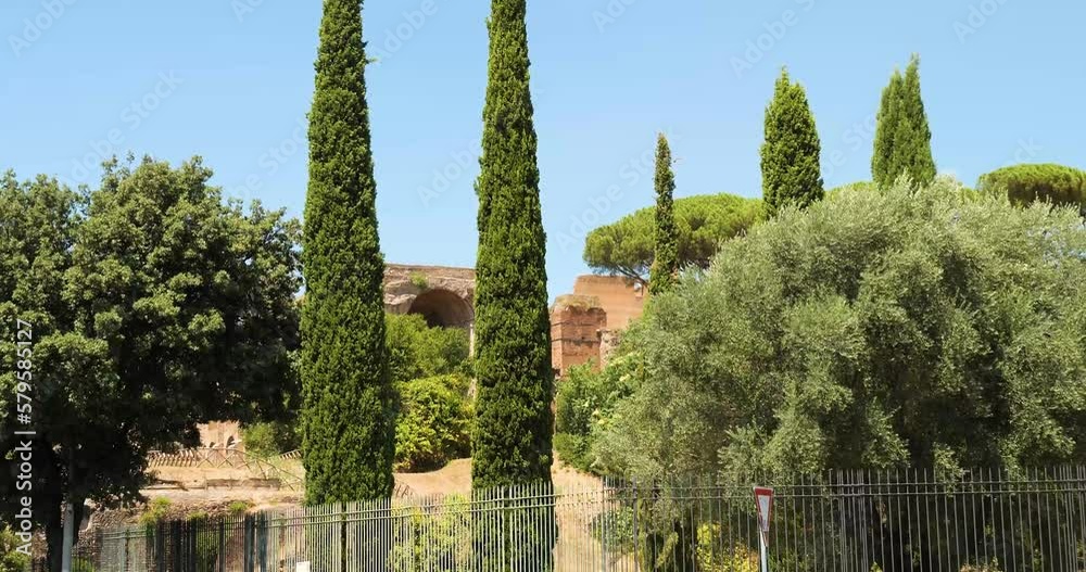 Palatine Hill, the house of Augustus and Livia.Rome, Italy. Palatine Hill, the house of Augustus and Livia.Rome, Italy.
