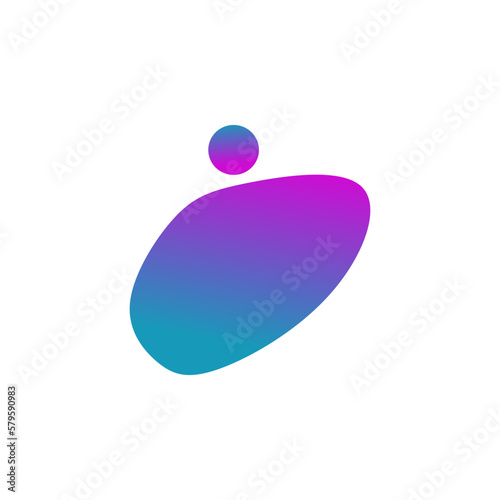 Futuristic Blob Shape Color