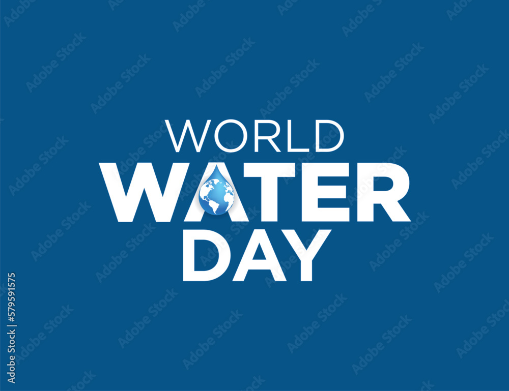 Accelerating Change - World Water Day and World Toilet Day 2023 vector Concept. Every Drop Matters. Saving water and world environmental protection concept- Environment day