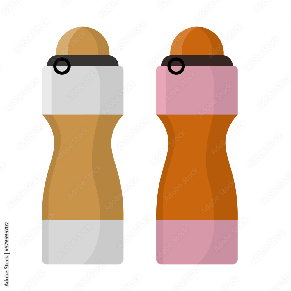 Gym sports water bottles flat clip art vector illustration Gym sports water bottles flat clip art vector illustration