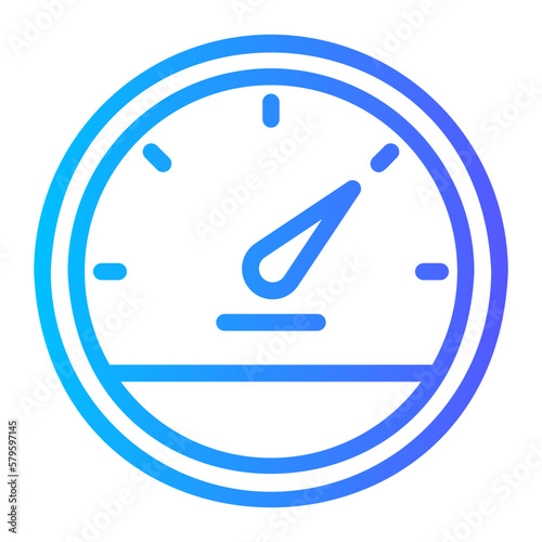 barometer gradient icon