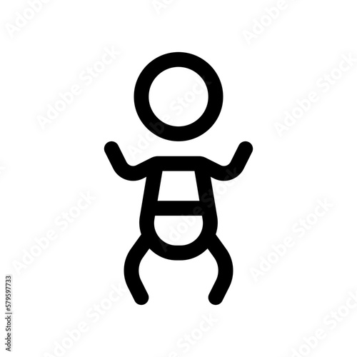 Editable baby, nursing room vector icon. Part of a big icon set family. Perfect for web and app interfaces, presentations, infographics, etc