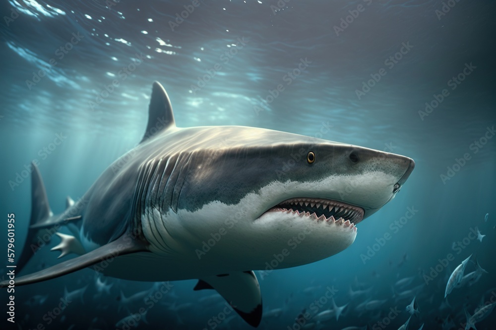 Fototapeta premium shark at the sea