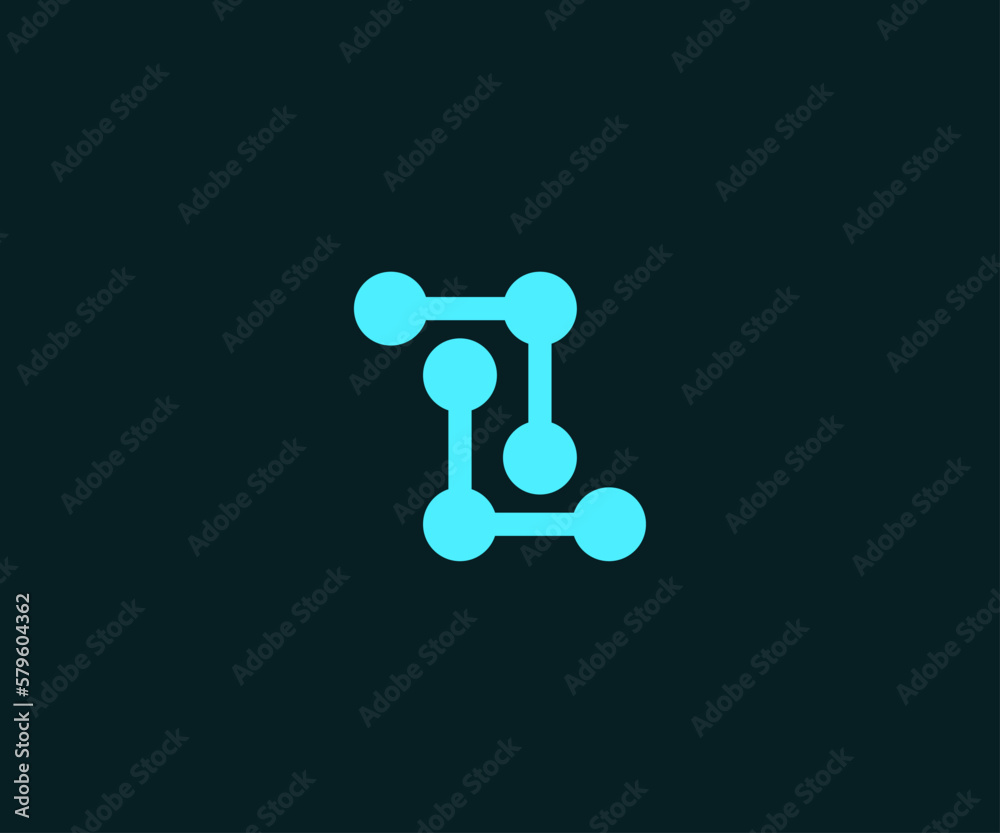Technology icon based vector logo templet. Technology icon based vector logo templet.