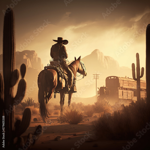 a western cowboy