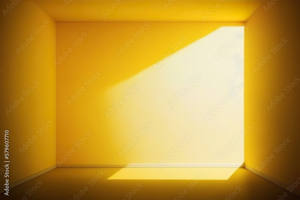 Yellow background with space for text