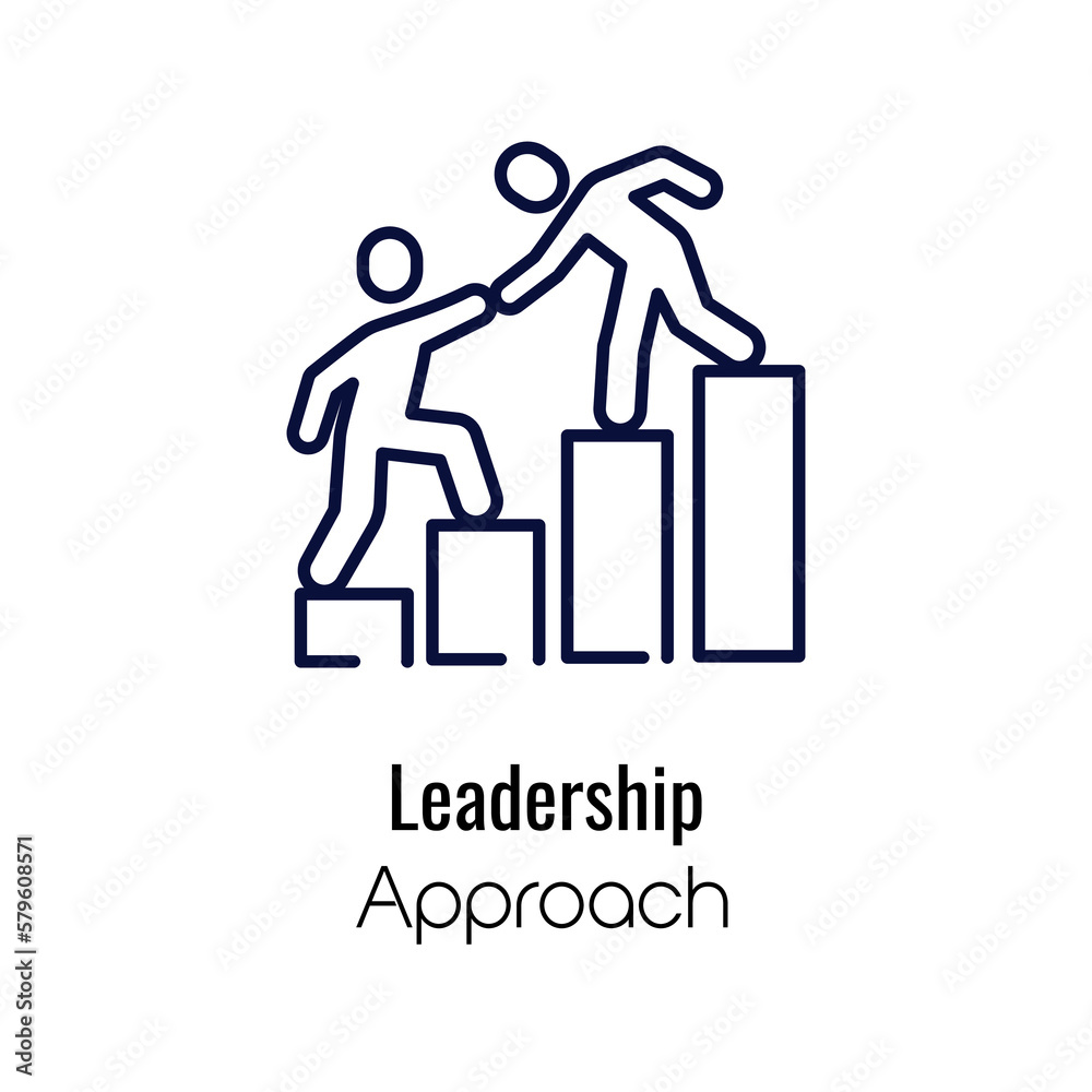 Leadership Approach Icon. Leadership Approach Icon.