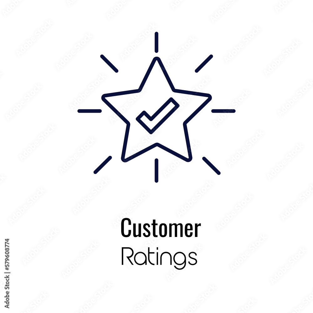 Customer Feedback Rating icon.