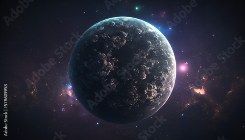 Exoplanets Texture Background