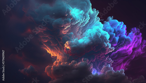 Gas Clouds Texture Background