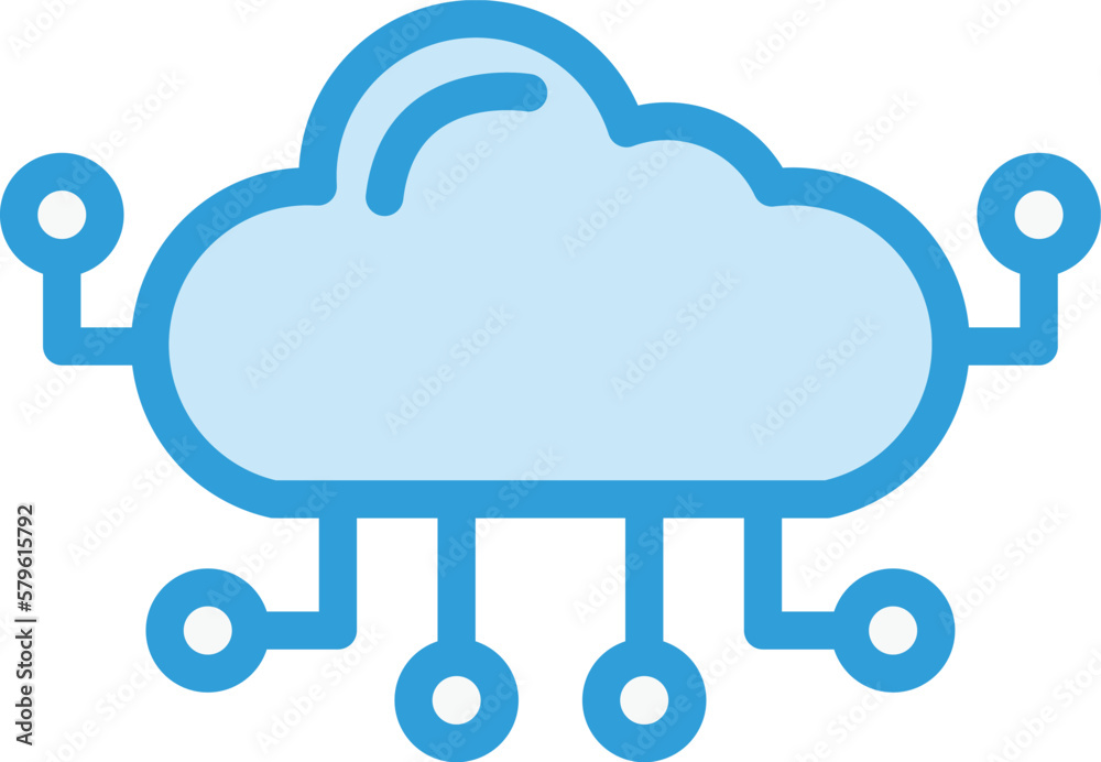 Cloud computing Vector Icon Design Illustration Cloud computing Vector Icon Design Illustration