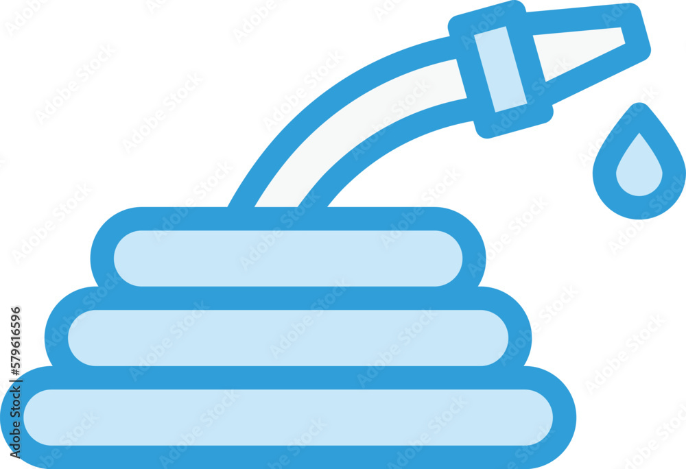 Water hose Vector Icon Design Illustration Water hose Vector Icon Design Illustration
