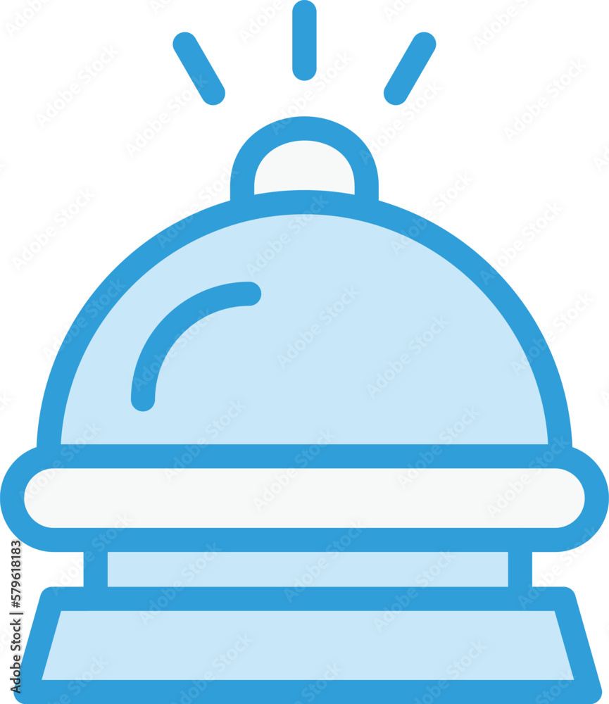 Hotel bell Vector Icon Design Illustration Hotel bell Vector Icon Design Illustration