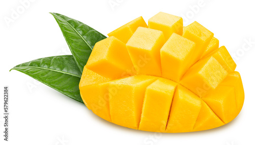 Mango isolated on white background