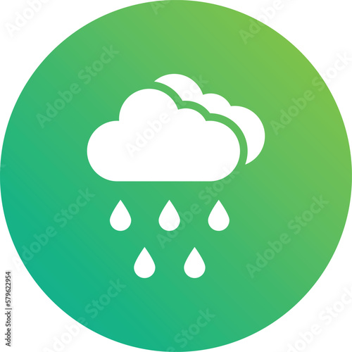 Rain Vector Icon Design Illustration