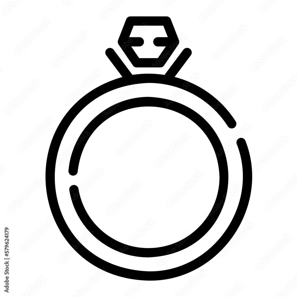 ring line icon ring line icon