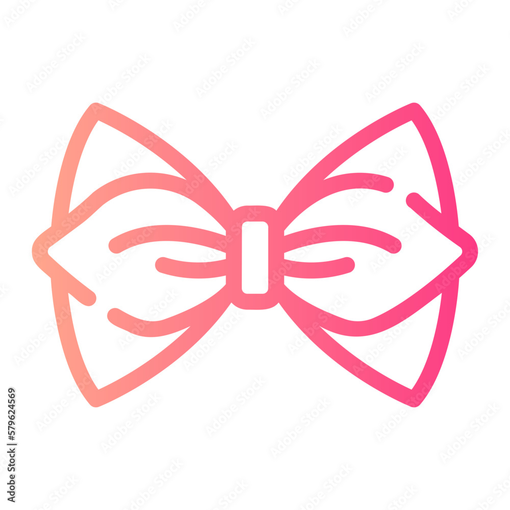 Fototapeta premium tie gradient icon