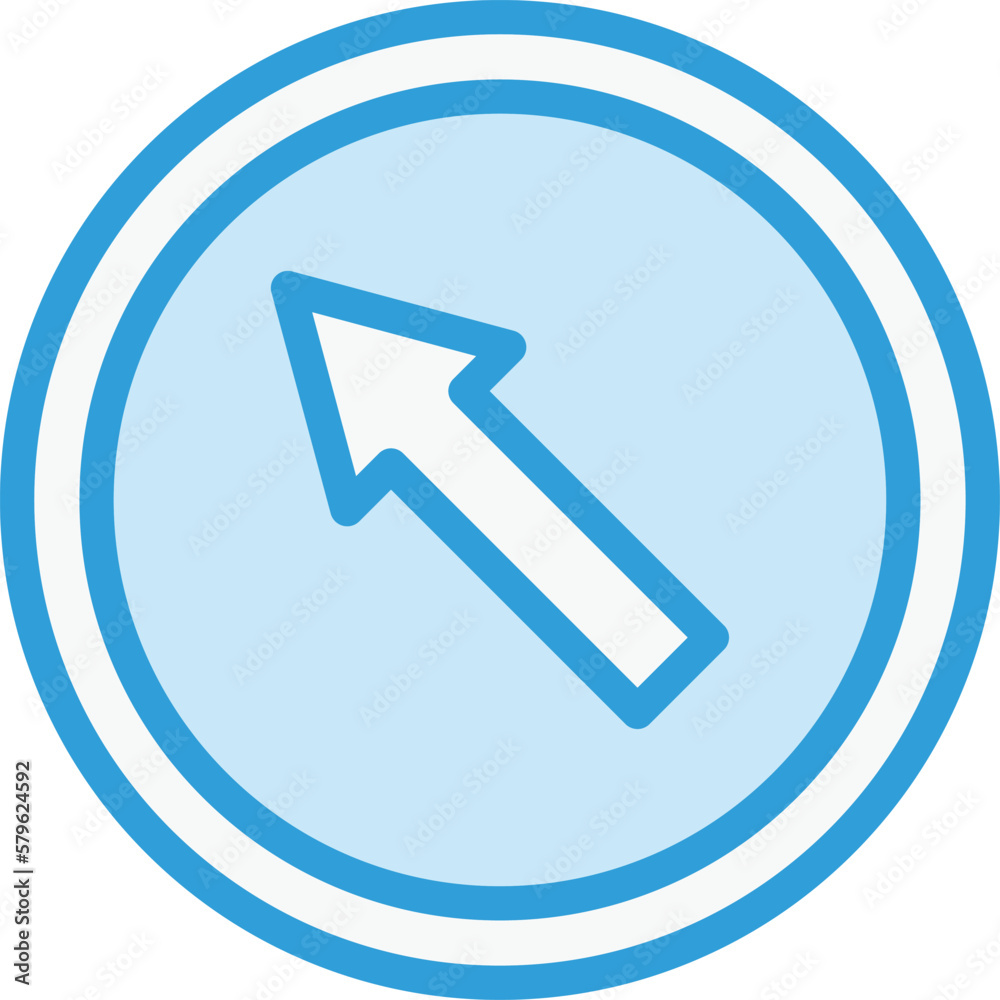 Upper left Vector Icon Design Illustration Upper left Vector Icon Design Illustration