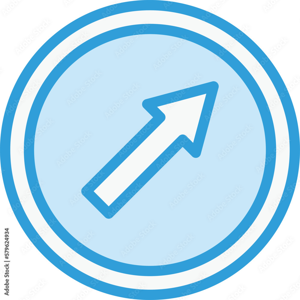 Upper right Vector Icon Design Illustration Upper right Vector Icon Design Illustration