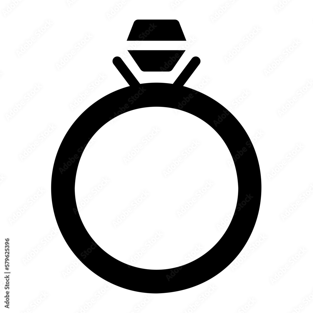 ring glyph icon