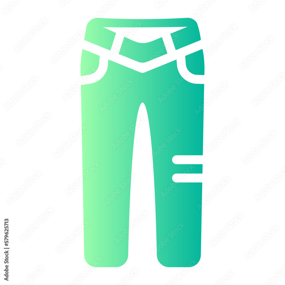 jeans gradient icon jeans gradient icon