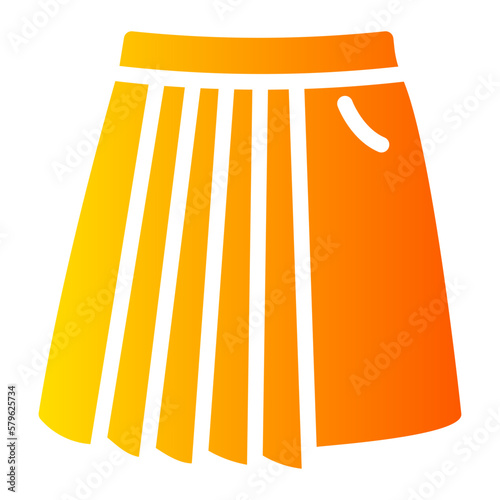 skirt gradient icon