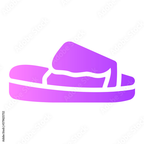 sandals gradient icon