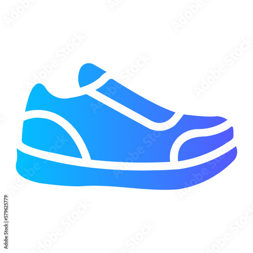 sneakers gradient icon