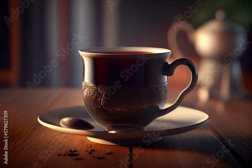 cup of tea, coffee, mug, AI Generated
