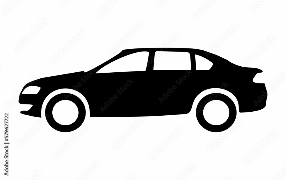 car isolated on white background