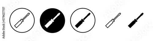 Screwdriver icon vector illustration. tools sign and symbol