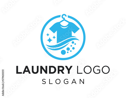 Logo about Laundry on a white background. created using the CorelDraw application.