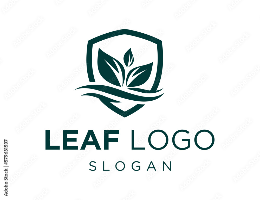 Logo about Leaf on a white background. created using the CorelDraw application. Logo about Leaf on a white background. created using the CorelDraw application.