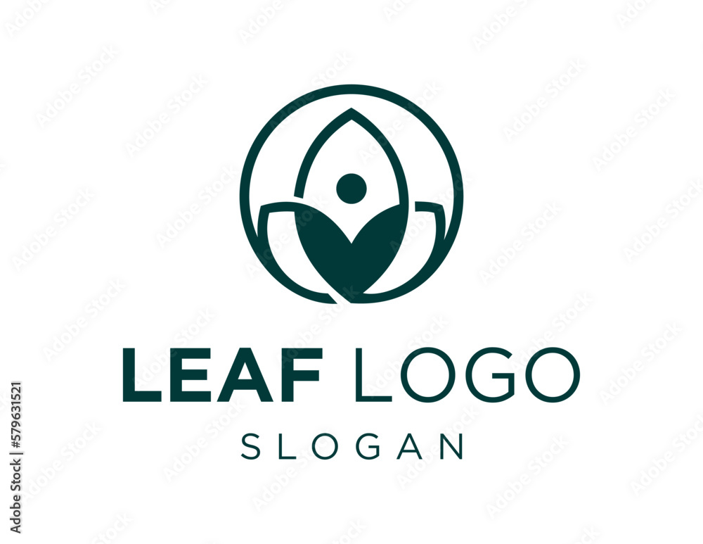 Logo about Leaf on a white background. created using the CorelDraw application. Logo about Leaf on a white background. created using the CorelDraw application.