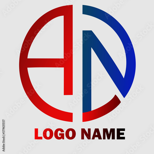 Free Download Illustration Logo AN For Company Name - GFXLoad