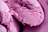 Blueberry ice cream background, texture. Generative AI