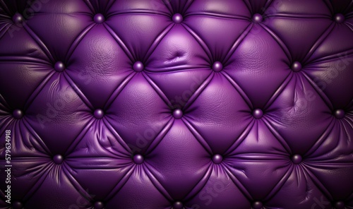  a purple leather upholstered background with rivets and rivets on the back of the leather upholstered upholstered upholstered upholster. generative ai