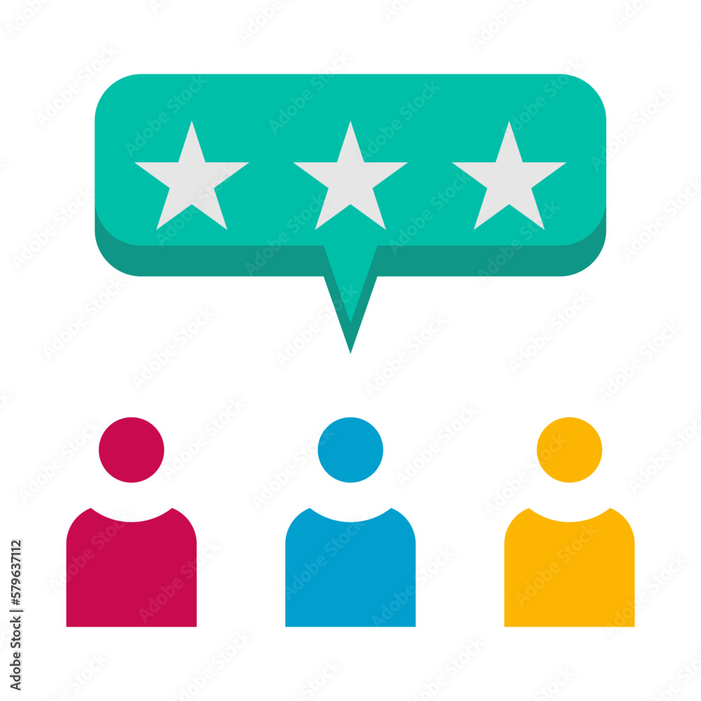 Business icon logo with rating icon. the rating icon is depicted with people who give stars or reviews of goods that have been purchased or services used. Business icon logo with rating icon. the rating icon is depicted with people who give stars or reviews of goods that have been purchased or services used.