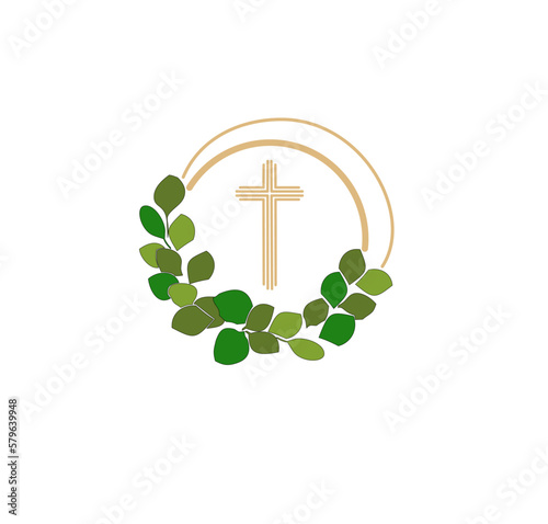 IHS GOLD EMBROIDERY FOR LITURGICAL CLOTHES AND SACRED CEREMONIES. SACRED CATHOLIC SYMBOLS IN ANCIENT STYLE WITH GOLDEN DECORATIONS