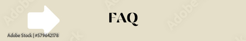 faq typography with premium background