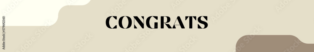 congrats typography with premium background congrats typography with premium background