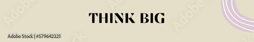 thing big typography with premium background