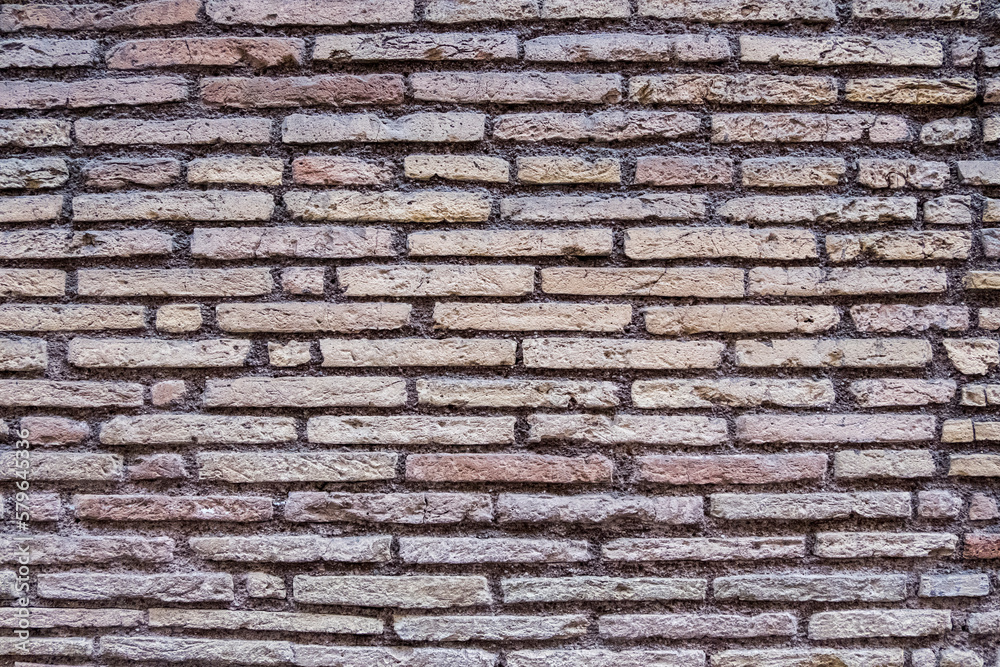 Close-up of old brick wall