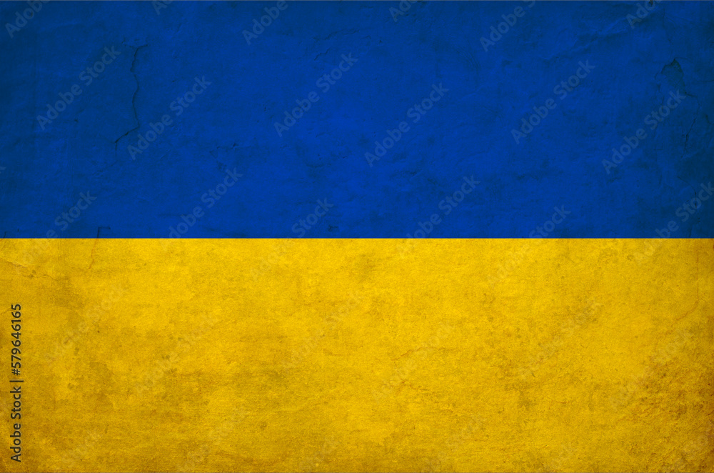 Flag of Ukraine retro background texture Flag of Ukraine retro background texture